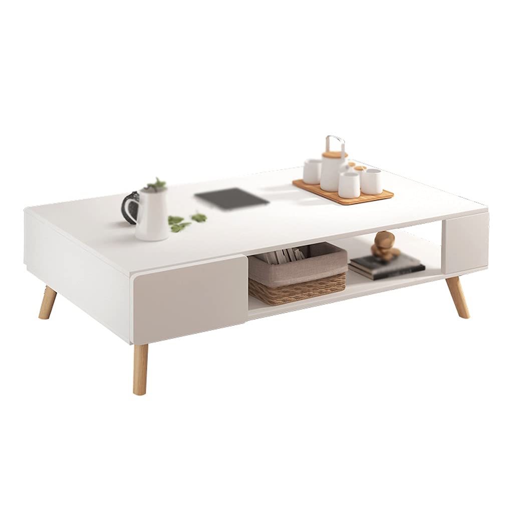 Amazon.com: YITIANTIAN Coffee Tables Coffee Table 2-Layer Modern